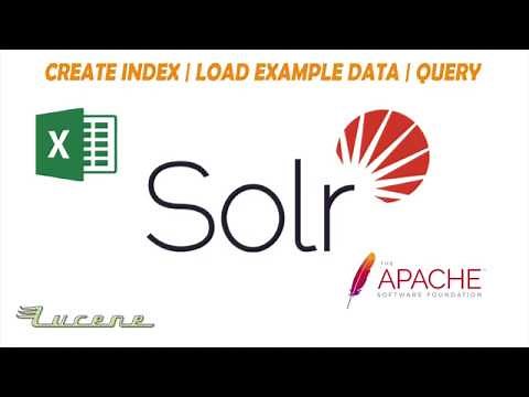 Apache Solr 8 Indexing (2019) - Create index, load data and query | Indexing CSV data