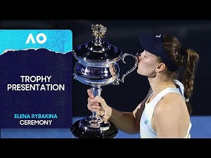 Women's Singles Trophy Ceremony | Aryna Sabalenka v Elena Rybakina | Australian Open 2026