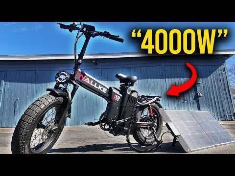 ⚡The "55ah", Solar Powered E-Bike 🔋Wallke H9 Ultra