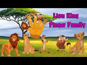 Lion King Finger Family Nursery Rhymes for Children's | Nursery Rhymes for Kids