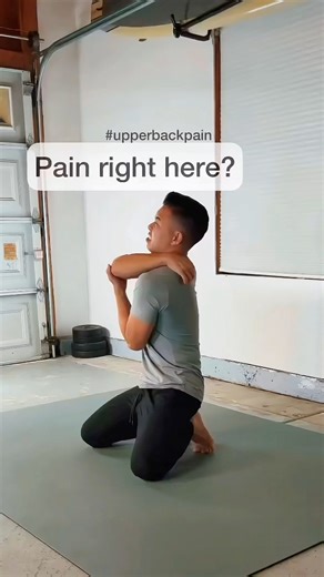26K views · 330 reactions | Scapular/shoulder blade pain can come from a lack of mobility in the thoracic spine. So let’s mobilize it! Here’s one way to do it! Reminder: a tight thoracic spine can cause upper back pain, but also neck shoulder and low back pain. #thoracicmobility #backpainrelief | Dr. Jacob | Facebook