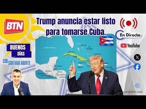 En Vivo: Trump anuncia estar listo para tomarse Cuba.