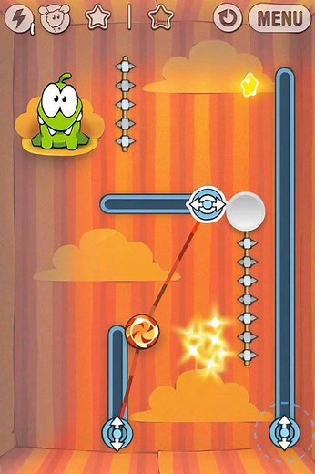 Cut the Rope Gift Box Level 24 Walkthrough
