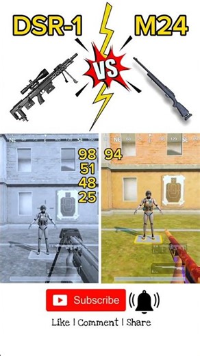 DAMAGE TEST DSR VS M24