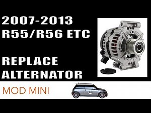 Mini Cooper alternator replacement