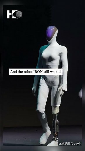 XPeng's new female humanoid robot was doubted as human in disguise due to its overly smooth walking.