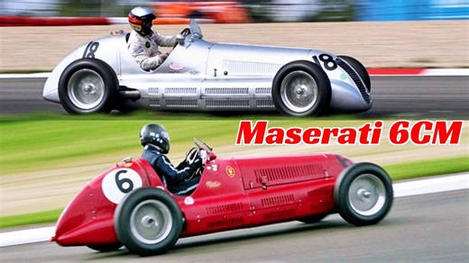We were delighted to film two stunning examples of the Maserati 6CM, front-engine Grand Prix cars from the 1930s. We were at the Nürburgring for the 52nd Belmot Oldtimer Grand Prix 2025, and the cars competed in the "HGPCA Front Engine Cars" category. The silver 1938 model, chassis 1561, was driven by German driver Markus Neisius, while the red one, also from 1938, chassis 1552, was driven by Stephan Rettenmaier. These are pretty rare models, with only 27 built from 1936 to 1939. The red car beg