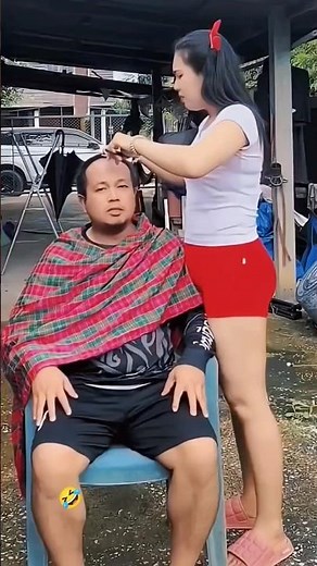 #timelapse, nice haircut boy moment funny comedy😁🤣