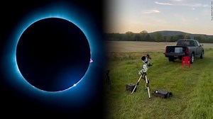 Las impresionantes fotos del eclipse solar tomadas por "cazadores de eclipses"