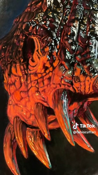 Fabio Cuffari Alley Italian painter realism dragon artwork