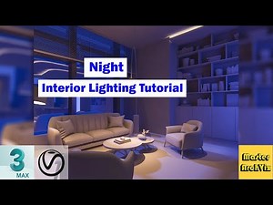 3ds Max Night Interior Lighting Tutorial | 3dmax Tutorial Using Vray 5
