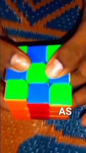 How to make checkerboard pattern in 3 by 3 Rubik's cube