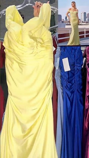 Vestido elegante off shoulder con escote corazón💫| Ideal para bodas #bridesmaids #vestidos #wedding
