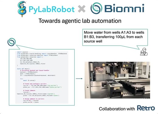 Biomni × PyLabRobot: AI for wet-lab experiments | Kexin Huang posted on the topic | LinkedIn