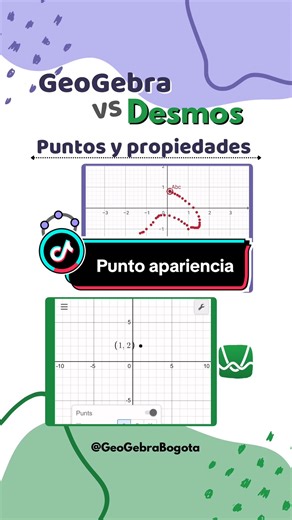 GeoGebra 🆚 Desmos: construcción y apariencia de puntos | #GeoGebra #GeoGebraBogota #AprendiendoGeoGebra #Maths #Math #Matemáticas #Mathclass #matematica #mathematics #Matemáticas #Mathematica #LearningMath #science #Education #visualmath #calculus #geometry #algebra #function #graph #ITeachMath #desmos