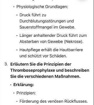 Prophylaxen in der pflege prüfung Fragen