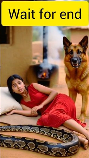 Dog vs Snake! 🪱Wait Till the End 😨🦮 #anime#viral shot#funny video#animals