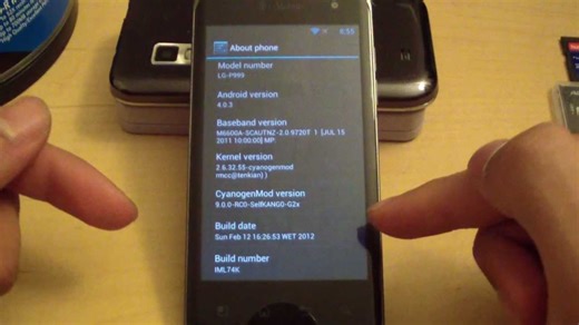 T-Mobile版 LG G2X上的CyanogenMod 9评测