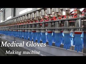 Medical Nitrile Latex gloves making machine | Examination Surgical Glove production line