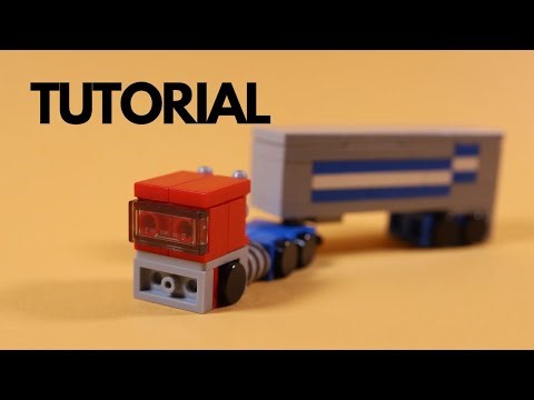 How to Build a Mini Optimus Prime MOC #lego #buildingblocks #howto #minifigures #afol