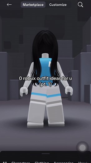 free 0 robux outfit ideas for girl (pt.1) 🖤 #robloxoutfitideas #robloxfyp #robloxindonesia #robloxoutfits note: hair & face excluded :>