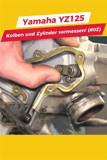 YZ125 Kolben und Zylinder vermessen – Schritt für Schritt (P2)