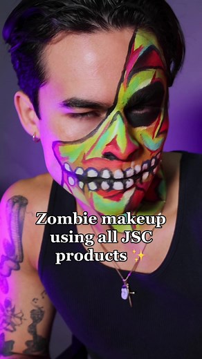 Colorful Zombie Makeup Tutorial with Jeffree Star Cosmetics Products