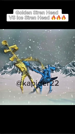 Golden Siren Head VS Ice Siren Head