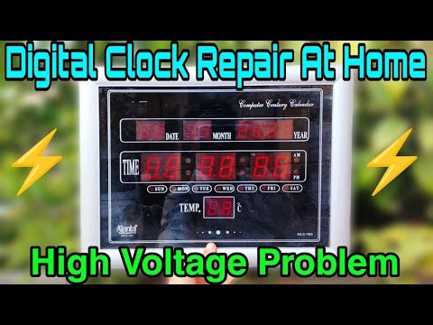 How to repair digital clock at home-digital clock repair kaise karen Ghar per,#digitalclock