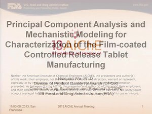 Principal Component Analysis for Pharmaceutical Process and Product Characterization:Case Study From Immediate and Controlled Release Tablet Manufacturing