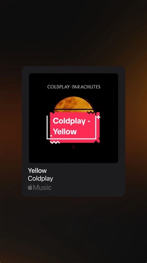 Coldplay - Yellow (Full Lyrics) | #coldplay #yellow #applemusic #fyp #lyric #lyrics #musicvibe #musicvibes
