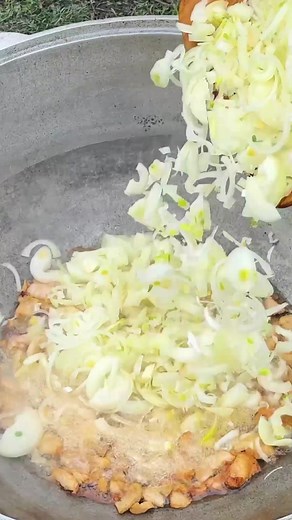 A rustic dish of meat, rice, and fragrant spices cooked in a cauldron over open fire with a love for tradition. #OutdoorCooking #OpenFireCooking #TraditionalRecipe #Cooking | Wilderness Grill