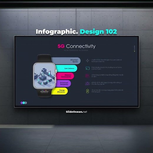 102. Animated Infographic Slides 102 - 5G Connectivity