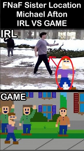 FNaF SL Michael Afton - IN REAL LIFE VS GAME