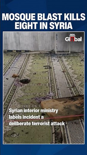 Deadly Mosque Blast in Homs Syria Kills Eight, Injures Dozens