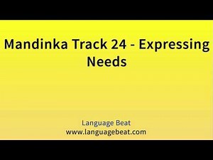 Learn Mandinka Lesson 24 : Mandinka Phrases for Beginners