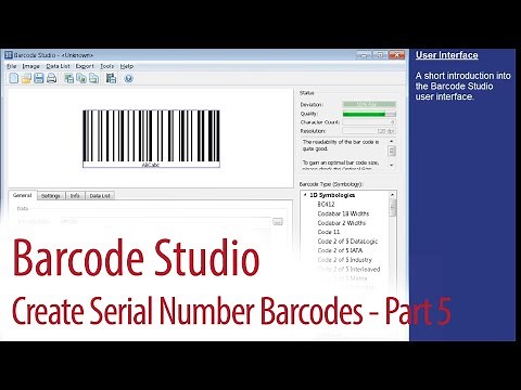 Create Serial Number Barcodes - Barcode Studio (5)