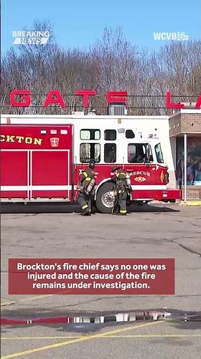Several tractor-trailers catch fire near Westgate Mall in Brockton