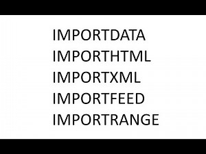 How to Automate IMPORT Functions in Google Sheets