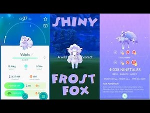 Pokemon Go Shiny Alolan Vulpix Catch & Ninetales Evolution