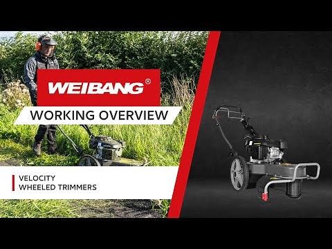 WEIBANG Velocity - Wheeled Trimmer - Working Overview