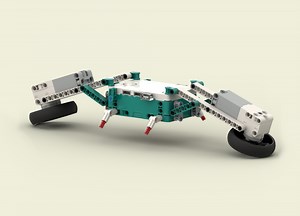 LEGO MOC-71646 Two wheeled vehicle (51515 C Model) (Mindstorms 2021)