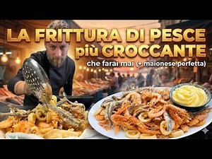 Frittura di pesce SUPER CROCCANTE e maionese al limone-super semplice