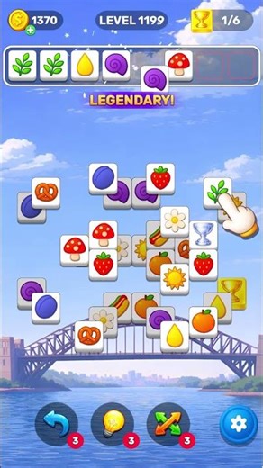 Tile Match Puzzle Game - Level 1199