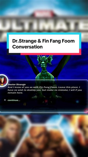Dr. Strange Meets Fin Fang Foom in Marvel Ultimate Alliance