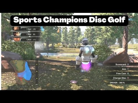 Sports Champions Disc Golf Game Play (PS3)