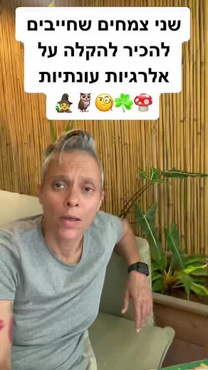 שני צמחים שחייבים להכיר להקלה על אלרגיות עונתיות 🧙‍♀️🦉🧐🍄☘️#לומדים_עם_טיקטוק #אלרגיות #רפואהמשלימה #צמחימרפא #בריאות