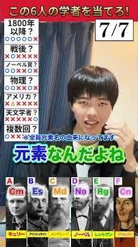 複数人アキネーター【元素の由来】