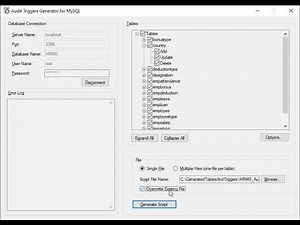 MySQL Audit Triggers Generator