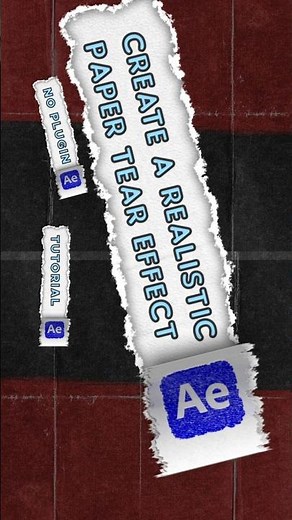 How to Create a Realistic Paper Tear Effect in After Effects: Step-by-Step Tutorial